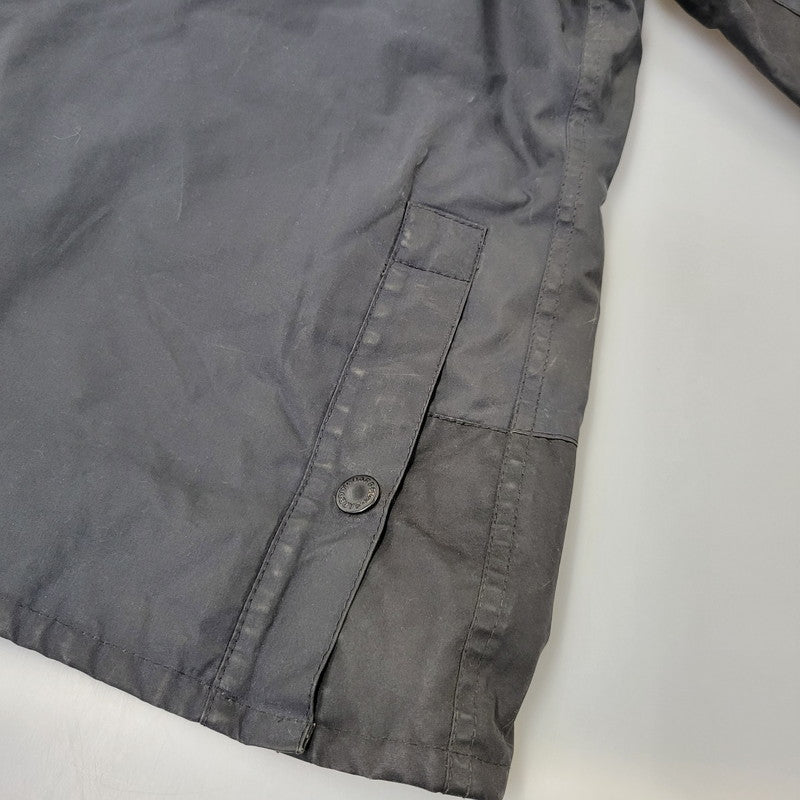 【現状渡し品】【メンズ】 BARBOUR バーブァー BURN WAX JACKET ワックス ジャケット アウター 144-260723-kh-13-izu サイズ：M カラー：ネイビー 万代Net店