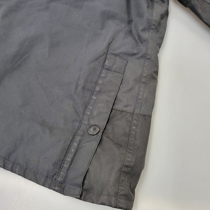 【現状渡し品】【メンズ】 BARBOUR バーブァー BURN WAX JACKET ワックス ジャケット アウター 144-260723-kh-13-izu サイズ：M カラー：ネイビー 万代Net店