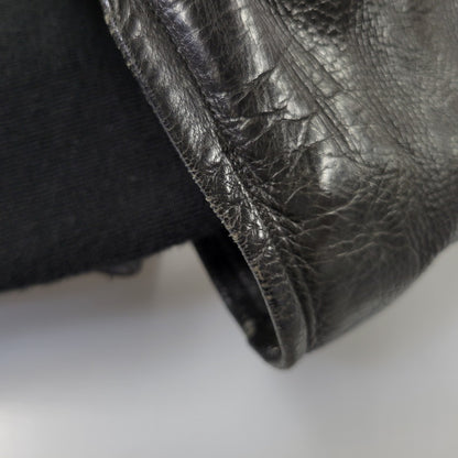 【現状渡し品】【メンズ】 NORWEGIAN ARMED FORCES DOUBLE BREAST SHORT MOTORCYCLE JACKET ダブル ブレスト ショート モーターサイクル ジャケット アウター 146-260723-kh-14-izu カラー：ブラック 万代Net店