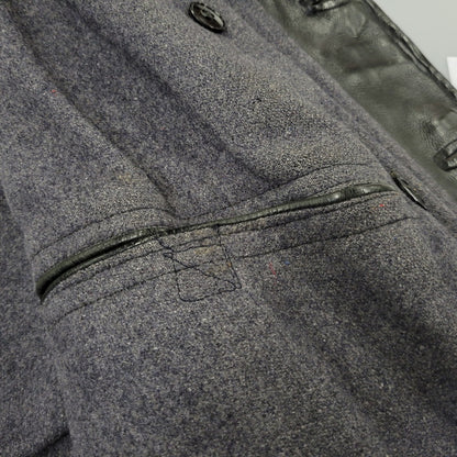 【現状渡し品】【メンズ】 NORWEGIAN ARMED FORCES DOUBLE BREAST SHORT MOTORCYCLE JACKET ダブル ブレスト ショート モーターサイクル ジャケット アウター 146-260723-kh-14-izu カラー：ブラック 万代Net店