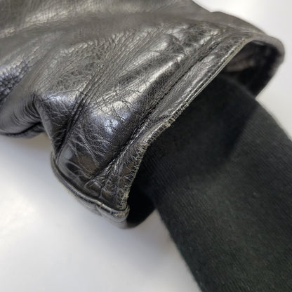 【現状渡し品】【メンズ】 NORWEGIAN ARMED FORCES DOUBLE BREAST SHORT MOTORCYCLE JACKET ダブル ブレスト ショート モーターサイクル ジャケット アウター 146-260723-kh-14-izu カラー：ブラック 万代Net店