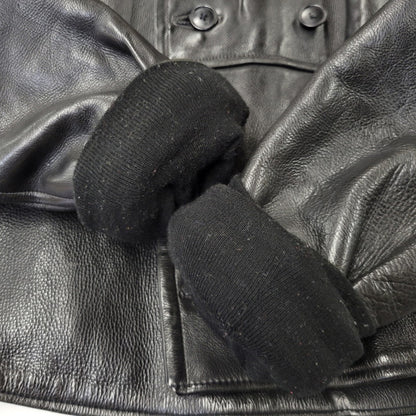 【現状渡し品】【メンズ】 NORWEGIAN ARMED FORCES DOUBLE BREAST SHORT MOTORCYCLE JACKET ダブル ブレスト ショート モーターサイクル ジャケット アウター 146-260723-kh-14-izu カラー：ブラック 万代Net店