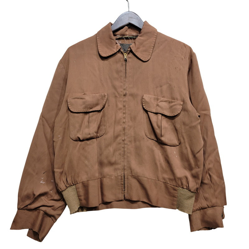 【現状渡し品】【メンズ】 JIM CLINTON RAYON GABARDINE JACKET レーヨン ギャバジン ジャケット アウター 146-260723-kh-12-izu サイズ：M カラー：ブラウン系 万代Net店