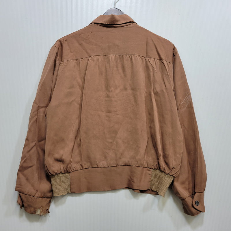 【現状渡し品】【メンズ】 JIM CLINTON RAYON GABARDINE JACKET レーヨン ギャバジン ジャケット アウター 146-260723-kh-12-izu サイズ：M カラー：ブラウン系 万代Net店