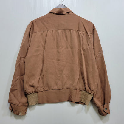 【現状渡し品】【メンズ】 JIM CLINTON RAYON GABARDINE JACKET レーヨン ギャバジン ジャケット アウター 146-260723-kh-12-izu サイズ：M カラー：ブラウン系 万代Net店
