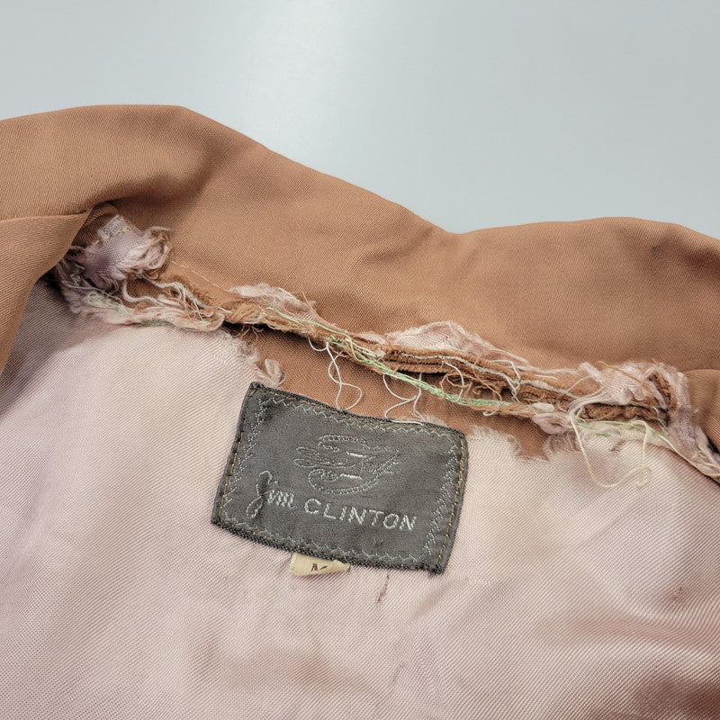 【現状渡し品】【メンズ】 JIM CLINTON RAYON GABARDINE JACKET レーヨン ギャバジン ジャケット アウター 146-260723-kh-12-izu サイズ：M カラー：ブラウン系 万代Net店