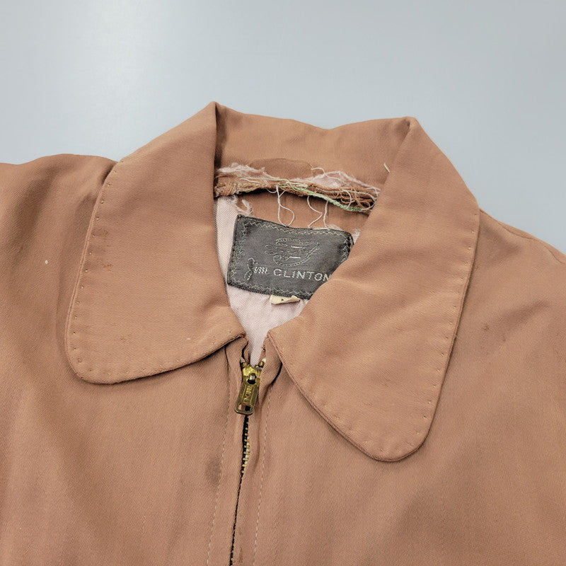 【現状渡し品】【メンズ】 JIM CLINTON RAYON GABARDINE JACKET レーヨン ギャバジン ジャケット アウター 146-260723-kh-12-izu サイズ：M カラー：ブラウン系 万代Net店