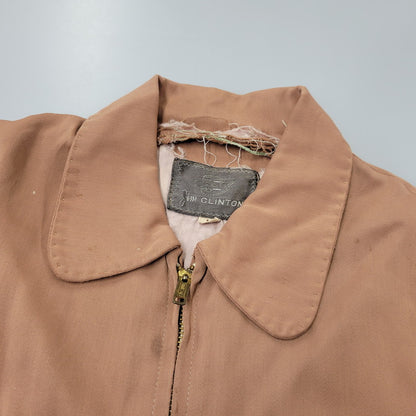 【現状渡し品】【メンズ】 JIM CLINTON RAYON GABARDINE JACKET レーヨン ギャバジン ジャケット アウター 146-260723-kh-12-izu サイズ：M カラー：ブラウン系 万代Net店