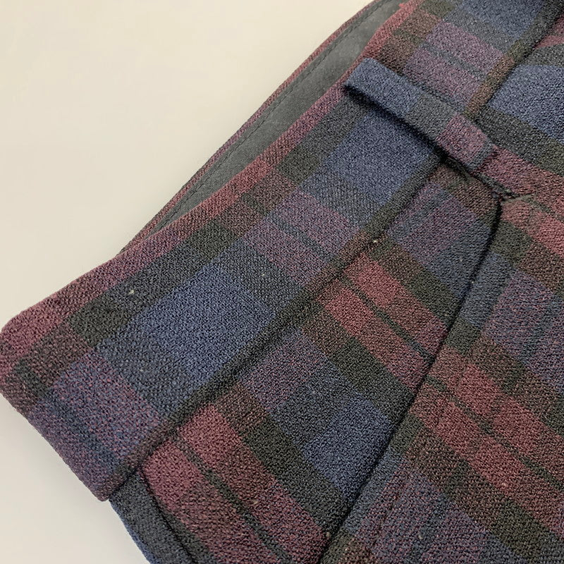 【中古品】【メンズ】 USED TARTAN CHECK PANTS タータン チェック パンツ ボトムス 157-260725-kh-17-izu カラー：マルチ 万代Net店
