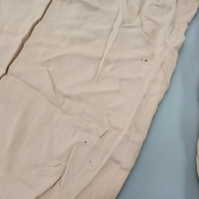 【現状渡し品】【メンズ】 USED VINTAGE MAC LAREN ZIP RAYON GABARDINE 2-TUCK SLACKS PANTS レーヨン ギャバジン 2タック スラックス パンツ 157-260723-as-24-izu カラー：ベージュ 万代Net店