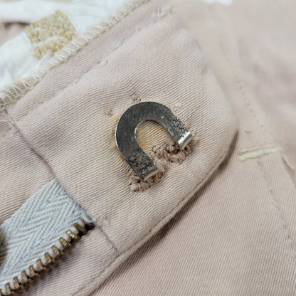 【現状渡し品】【メンズ】 USED VINTAGE MAC LAREN ZIP RAYON GABARDINE 2-TUCK SLACKS PANTS レーヨン ギャバジン 2タック スラックス パンツ 157-260723-as-24-izu カラー：ベージュ 万代Net店