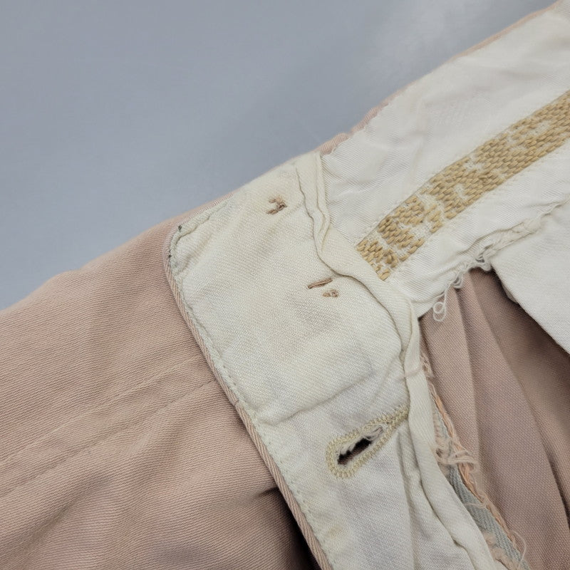 【現状渡し品】【メンズ】 USED VINTAGE MAC LAREN ZIP RAYON GABARDINE 2-TUCK SLACKS PANTS レーヨン ギャバジン 2タック スラックス パンツ 157-260723-as-24-izu カラー：ベージュ 万代Net店
