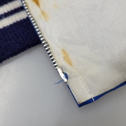 【現状渡し品】【メンズ】 USED VINTAGE TIGER SUKAJAN YKK ZIP タイガー スカジャン ジャケット 146-260723-as-10-izu カラー：ブルー/シルバー 万代Net店