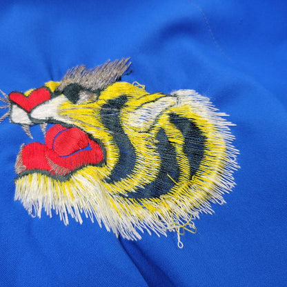 【現状渡し品】【メンズ】 USED VINTAGE TIGER SUKAJAN YKK ZIP タイガー スカジャン ジャケット 146-260723-as-10-izu カラー：ブルー/シルバー 万代Net店