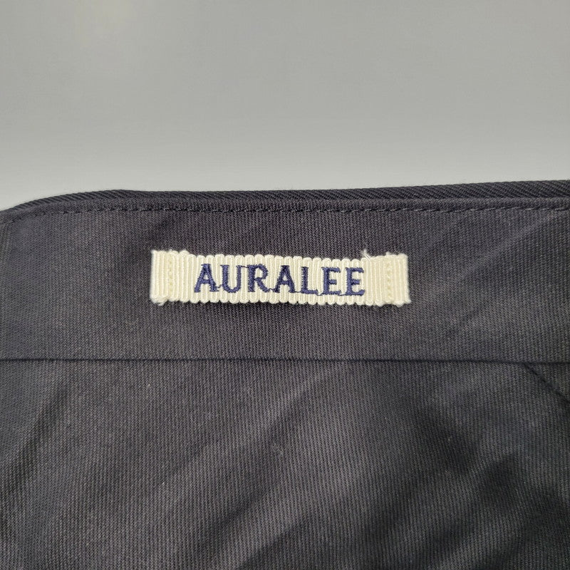 【中古美品】【メンズ】 AURALEE オーラリー LIGHT WOOL MAX GABARDINE SLACKS A25AP02MG ライトウール マックス ギャバジンスラックス パンツ 151-260723-as-11-izu サイズ：4 カラー：ブラック 万代Net店