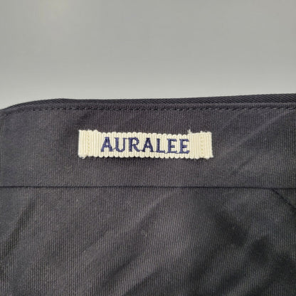 【中古美品】【メンズ】 AURALEE オーラリー LIGHT WOOL MAX GABARDINE SLACKS A25AP02MG ライトウール マックス ギャバジンスラックス パンツ 151-260723-as-11-izu サイズ：4 カラー：ブラック 万代Net店
