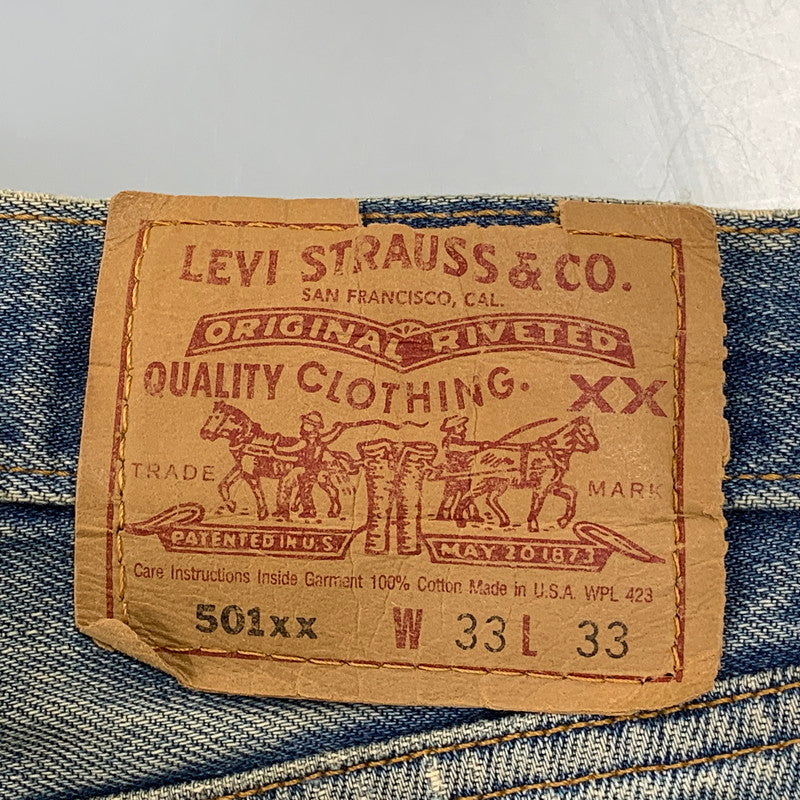 【現状渡し品】【メンズ】 Levi's リーバイス 501XX DENIM PANTS 501-0000 デニムパンツ ジーンズ 刻印511 USA製 157-260725-as-10-izu サイズ：33×33 カラー：インディゴ 万代Net店
