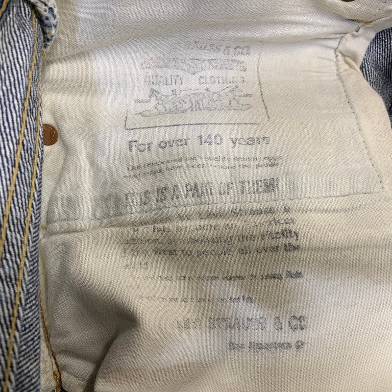 【現状渡し品】【メンズ】 Levi's リーバイス BIG-E DENIM PANTS 702-XX デニムパンツ ジーンズ 刻印J22 日本製 157-260725-as-11-izu サイズ：34×36 カラー：インディゴ 万代Net店