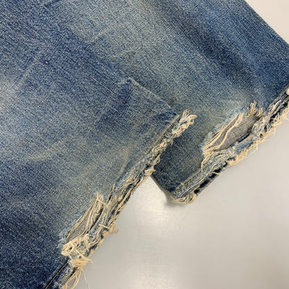 【現状渡し品】【メンズ】 Levi's リーバイス BIG-E DENIM PANTS 702-XX デニムパンツ ジーンズ 刻印J22 日本製 157-260725-as-11-izu サイズ：34×36 カラー：インディゴ 万代Net店