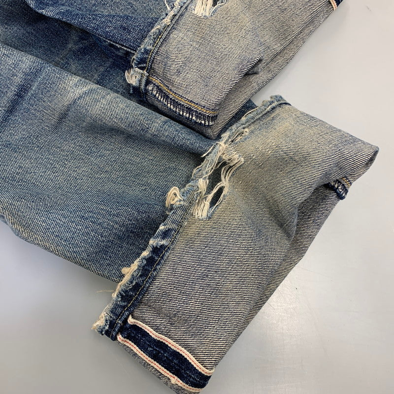 【現状渡し品】【メンズ】 Levi's リーバイス BIG-E DENIM PANTS 702-XX デニムパンツ ジーンズ 刻印J22 日本製 157-260725-as-11-izu サイズ：34×36 カラー：インディゴ 万代Net店