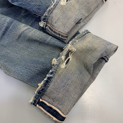 【現状渡し品】【メンズ】 Levi's リーバイス BIG-E DENIM PANTS 702-XX デニムパンツ ジーンズ 刻印J22 日本製 157-260725-as-11-izu サイズ：34×36 カラー：インディゴ 万代Net店