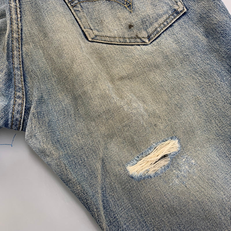 【現状渡し品】【メンズ】 Levi's リーバイス BIG-E DENIM PANTS 702-XX デニムパンツ ジーンズ 刻印J22 日本製 157-260725-as-11-izu サイズ：34×36 カラー：インディゴ 万代Net店