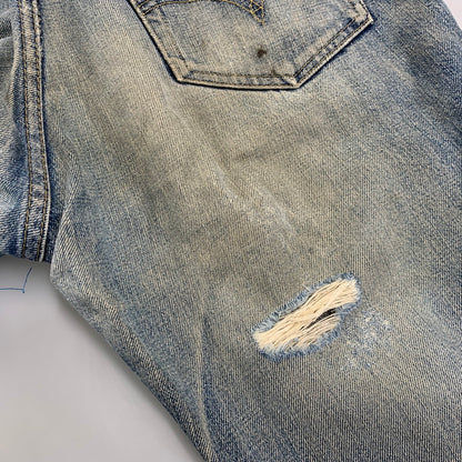 【現状渡し品】【メンズ】 Levi's リーバイス BIG-E DENIM PANTS 702-XX デニムパンツ ジーンズ 刻印J22 日本製 157-260725-as-11-izu サイズ：34×36 カラー：インディゴ 万代Net店