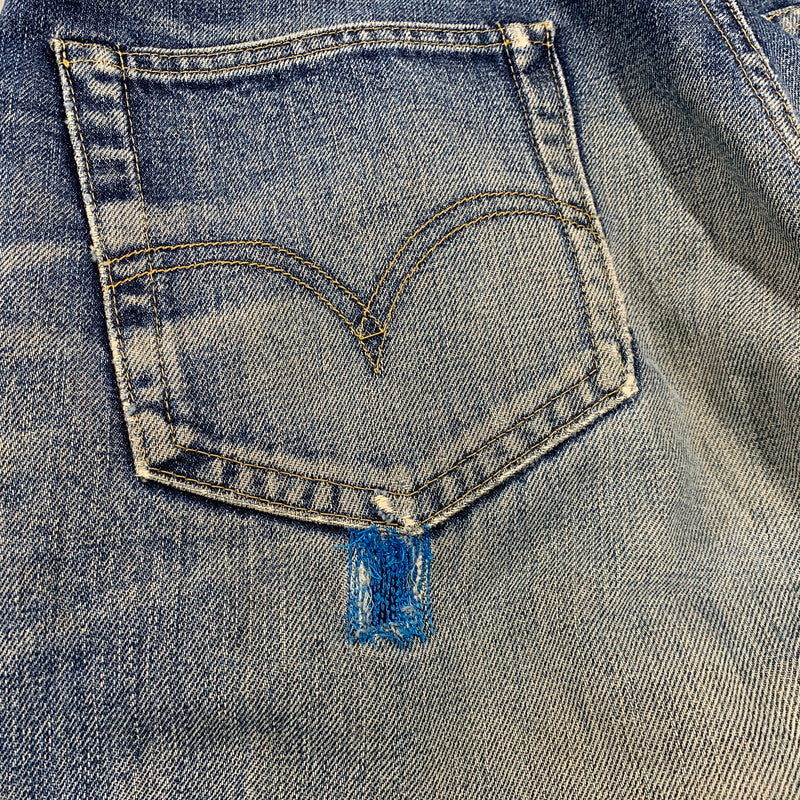【現状渡し品】【メンズ】 Levi's リーバイス BIG-E DENIM PANTS 702-XX デニムパンツ ジーンズ 刻印J22 日本製 157-260725-as-11-izu サイズ：34×36 カラー：インディゴ 万代Net店