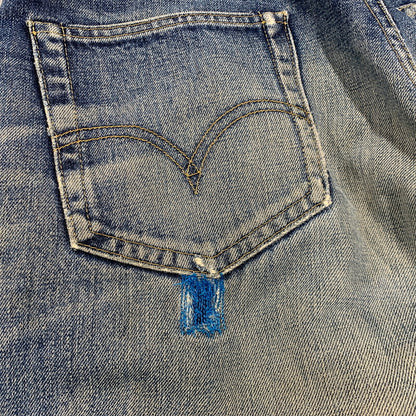 【現状渡し品】【メンズ】 Levi's リーバイス BIG-E DENIM PANTS 702-XX デニムパンツ ジーンズ 刻印J22 日本製 157-260725-as-11-izu サイズ：34×36 カラー：インディゴ 万代Net店
