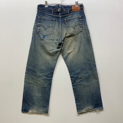【現状渡し品】【メンズ】 Levi's リーバイス BIG-E DENIM PANTS 702-XX デニムパンツ ジーンズ 刻印J22 日本製 157-260725-as-11-izu サイズ：34×36 カラー：インディゴ 万代Net店