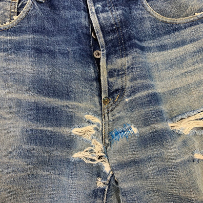 【現状渡し品】【メンズ】 Levi's リーバイス BIG-E DENIM PANTS 702-XX デニムパンツ ジーンズ 刻印J22 日本製 157-260725-as-11-izu サイズ：34×36 カラー：インディゴ 万代Net店