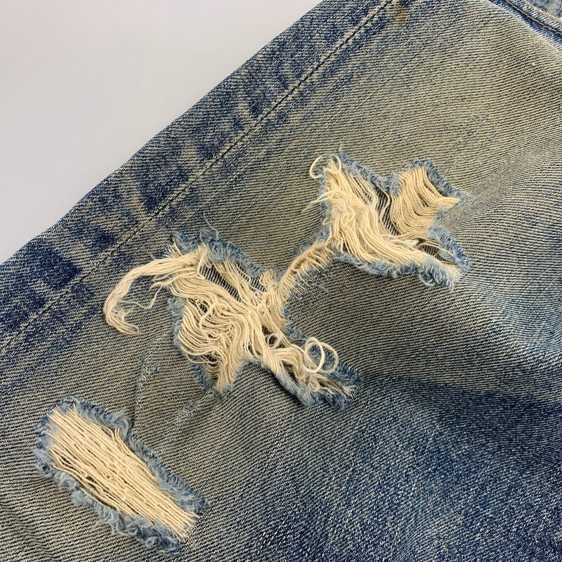 【現状渡し品】【メンズ】 Levi's リーバイス BIG-E DENIM PANTS 702-XX デニムパンツ ジーンズ 刻印J22 日本製 157-260725-as-11-izu サイズ：34×36 カラー：インディゴ 万代Net店