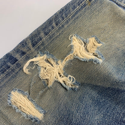 【現状渡し品】【メンズ】 Levi's リーバイス BIG-E DENIM PANTS 702-XX デニムパンツ ジーンズ 刻印J22 日本製 157-260725-as-11-izu サイズ：34×36 カラー：インディゴ 万代Net店