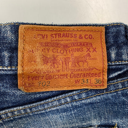 【現状渡し品】【メンズ】 Levi's リーバイス BIG-E DENIM PANTS 702-XX デニムパンツ ジーンズ 刻印J22 日本製 157-260725-as-11-izu サイズ：34×36 カラー：インディゴ 万代Net店