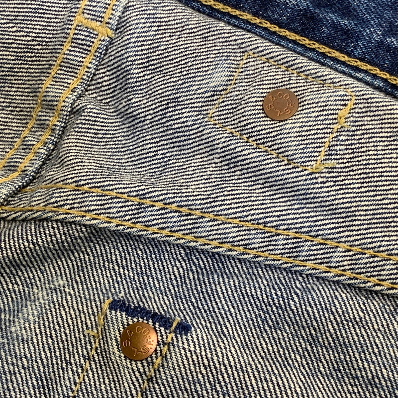 【現状渡し品】【メンズ】 Levi's リーバイス BIG-E DENIM PANTS 702-XX デニムパンツ ジーンズ 刻印J22 日本製 157-260725-as-11-izu サイズ：34×36 カラー：インディゴ 万代Net店