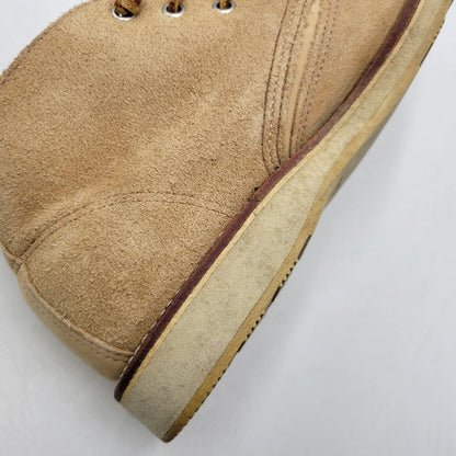 【中古品】【メンズ】 RED WING レッドウィング WORK CHUKKA BOOTS 3143 ワークチャッカ ブーツ USA製 シューズ 靴 164-260723-as-07-izu サイズ：26.5cm カラー：ベージュ 万代Net店