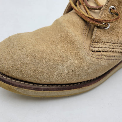 【中古品】【メンズ】 RED WING レッドウィング WORK CHUKKA BOOTS 3143 ワークチャッカ ブーツ USA製 シューズ 靴 164-260723-as-07-izu サイズ：26.5cm カラー：ベージュ 万代Net店