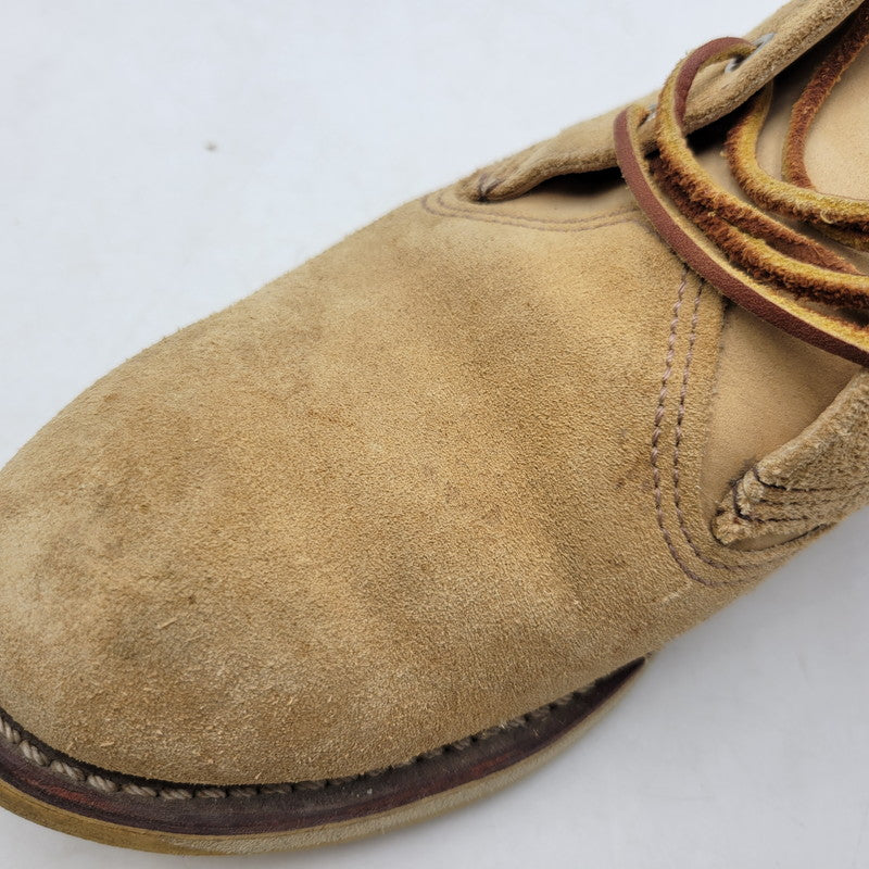 【中古品】【メンズ】 RED WING レッドウィング WORK CHUKKA BOOTS 3143 ワークチャッカ ブーツ USA製 シューズ 靴 164-260723-as-07-izu サイズ：26.5cm カラー：ベージュ 万代Net店