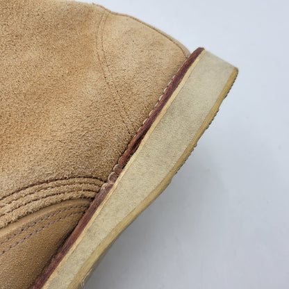 【中古品】【メンズ】 RED WING レッドウィング WORK CHUKKA BOOTS 3143 ワークチャッカ ブーツ USA製 シューズ 靴 164-260723-as-07-izu サイズ：26.5cm カラー：ベージュ 万代Net店