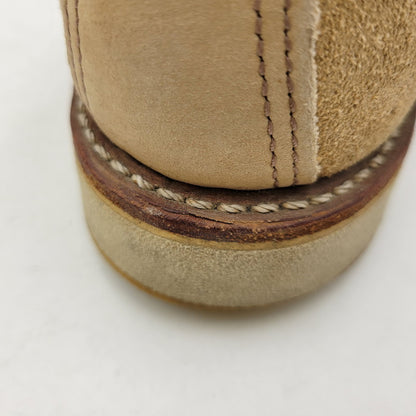 【中古品】【メンズ】 RED WING レッドウィング WORK CHUKKA BOOTS 3143 ワークチャッカ ブーツ USA製 シューズ 靴 164-260723-as-07-izu サイズ：26.5cm カラー：ベージュ 万代Net店