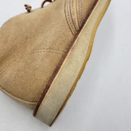 【中古品】【メンズ】 RED WING レッドウィング WORK CHUKKA BOOTS 3143 ワークチャッカ ブーツ USA製 シューズ 靴 164-260723-as-07-izu サイズ：26.5cm カラー：ベージュ 万代Net店