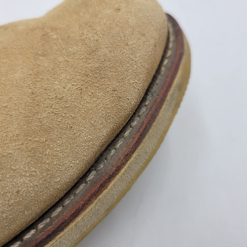 【中古品】【メンズ】 RED WING レッドウィング WORK CHUKKA BOOTS 3143 ワークチャッカ ブーツ USA製 シューズ 靴 164-260723-as-07-izu サイズ：26.5cm カラー：ベージュ 万代Net店