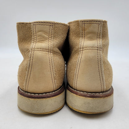 【中古品】【メンズ】 RED WING レッドウィング WORK CHUKKA BOOTS 3143 ワークチャッカ ブーツ USA製 シューズ 靴 164-260723-as-07-izu サイズ：26.5cm カラー：ベージュ 万代Net店