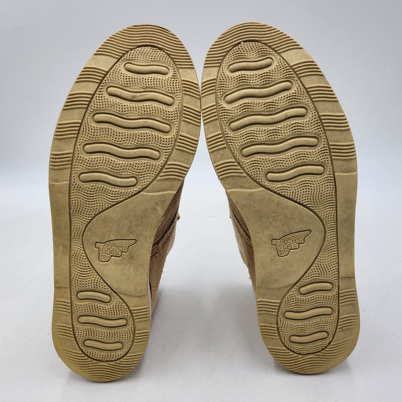 【中古品】【メンズ】 RED WING レッドウィング WORK CHUKKA BOOTS 3143 ワークチャッカ ブーツ USA製 シューズ 靴 164-260723-as-07-izu サイズ：26.5cm カラー：ベージュ 万代Net店
