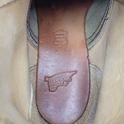 【中古品】【メンズ】 RED WING レッドウィング WORK CHUKKA BOOTS 3143 ワークチャッカ ブーツ USA製 シューズ 靴 164-260723-as-07-izu サイズ：26.5cm カラー：ベージュ 万代Net店
