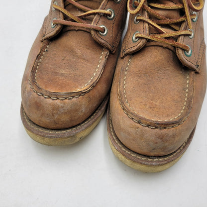 【現状渡し品】【メンズ/レディース】 RED WING レッドウィング 6-INCH CLASSIC MOC 8876 6インチ クラシック モック USA製 ブーツ シューズ 靴 164-260723-as-06-izu サイズ：25.5cm カラー：ブラウン 万代Net店