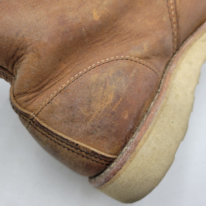 【現状渡し品】【メンズ/レディース】 RED WING レッドウィング 6-INCH CLASSIC MOC 8876 6インチ クラシック モック USA製 ブーツ シューズ 靴 164-260723-as-06-izu サイズ：25.5cm カラー：ブラウン 万代Net店