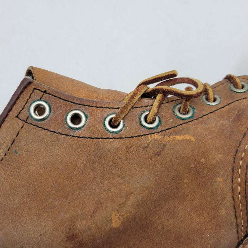 【現状渡し品】【メンズ/レディース】 RED WING レッドウィング 6-INCH CLASSIC MOC 8876 6インチ クラシック モック USA製 ブーツ シューズ 靴 164-260723-as-06-izu サイズ：25.5cm カラー：ブラウン 万代Net店