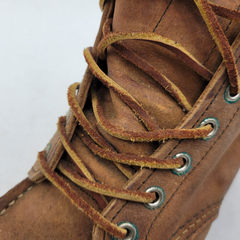 【現状渡し品】【メンズ/レディース】 RED WING レッドウィング 6-INCH CLASSIC MOC 8876 6インチ クラシック モック USA製 ブーツ シューズ 靴 164-260723-as-06-izu サイズ：25.5cm カラー：ブラウン 万代Net店