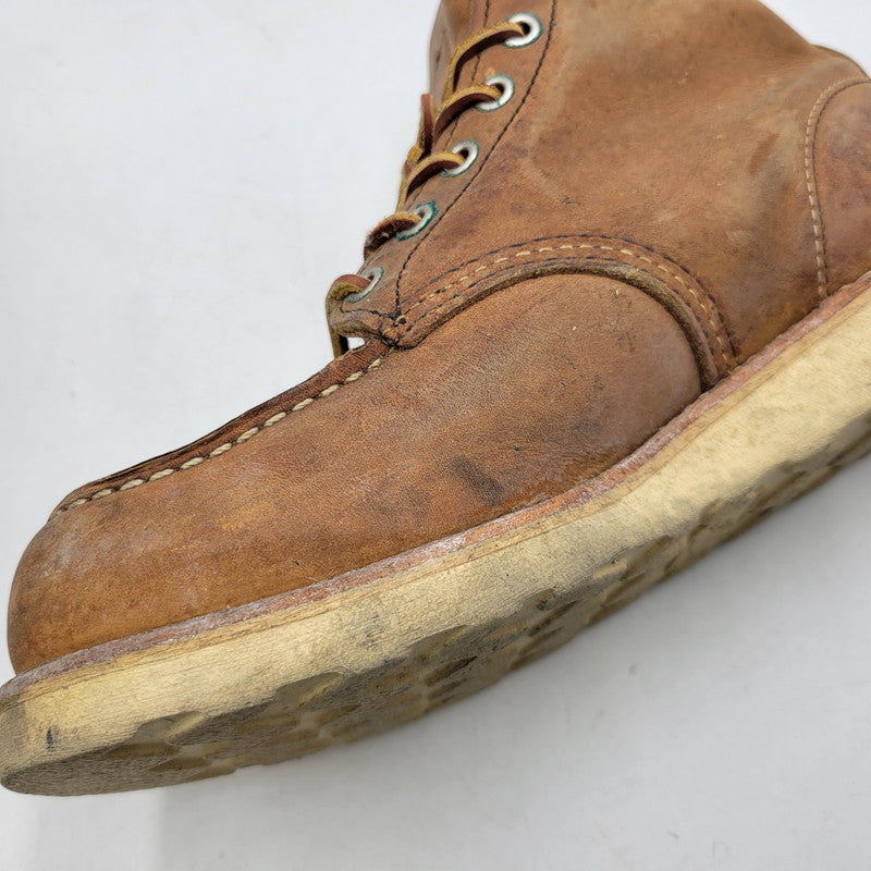 【現状渡し品】【メンズ/レディース】 RED WING レッドウィング 6-INCH CLASSIC MOC 8876 6インチ クラシック モック USA製 ブーツ シューズ 靴 164-260723-as-06-izu サイズ：25.5cm カラー：ブラウン 万代Net店
